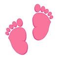 Baby feet collection Royalty Free Stock Photo