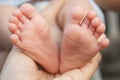 The baby feet Royalty Free Stock Photo