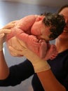 Baby few minutes old Royalty Free Stock Photo