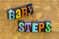 Baby crawling steps happy barefoot new toddler walking learning move forward Royalty Free Stock Photo