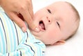 Baby first teeth Royalty Free Stock Photo