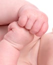 Baby Fists Royalty Free Stock Photo