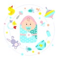 Baby Flat Icon Set