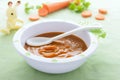 Baby food: carrot puree