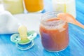 Baby food Royalty Free Stock Photo