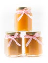 Baby Food in jars on white background, brandless