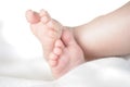 Baby foot close up Royalty Free Stock Photo