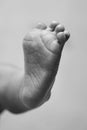 Baby foot and toes Royalty Free Stock Photo