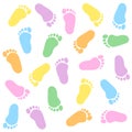Baby footprint Royalty Free Stock Photo