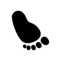 Baby footprint icon