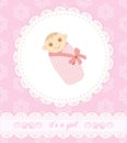 Baby frame Royalty Free Stock Photo