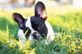 Baby French Bulldog dog Royalty Free Stock Photo