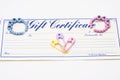 Baby Gift Certificate Royalty Free Stock Photo