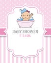 Baby Girl Bathing