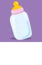 baby girl bottle 03 Royalty Free Stock Photo