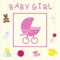 Baby girl card