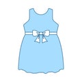 Baby Girl Dress Icon