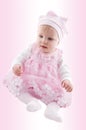 Baby girl in fancy dress Royalty Free Stock Photo