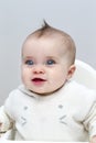 Baby Girl in Highchair