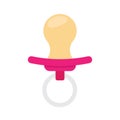 Baby girl Soother icon Royalty Free Stock Photo