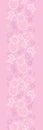 Baby girl pink vertical seamless pattern