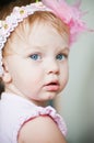 Baby girl portrait Royalty Free Stock Photo