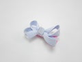 Baby girl ribbon hair pin clip Royalty Free Stock Photo