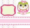 Baby girl Scrap background.