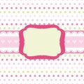 Baby girl Scrap background.