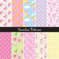 Baby Girl Seamless Pattern