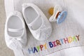 Baby girl shoes Royalty Free Stock Photo