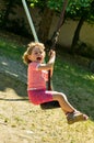 Baby girl on the Swing Royalty Free Stock Photo