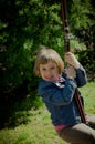 Baby girl on the Swing Royalty Free Stock Photo