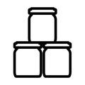 Baby Glass Jars Icon