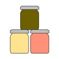 Baby Glass Jars Icon