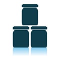 Baby Glass Jars Icon