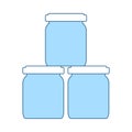 Baby Glass Jars Icon