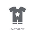 Baby Grow icon. Trendy Baby Grow logo concept on white background from Clothes collection