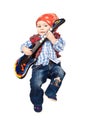 Baby guitarist