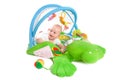 Baby gym isolated Royalty Free Stock Photo