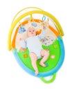 Baby gym isolated Royalty Free Stock Photo