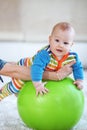 Baby gymnastic Royalty Free Stock Photo