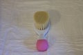 A baby hairbrush on the cot Marche, Italy Royalty Free Stock Photo