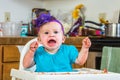 Baby Has a Tantrum Royalty Free Stock Photo