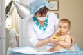 Baby healthcare and treatment. Medical symptoms. Royalty Free Stock Photo