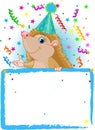 Baby Hedgehog Birthday Royalty Free Stock Photo