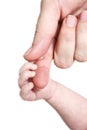 Baby holding hand Royalty Free Stock Photo