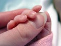 Baby Holding Thumb Royalty Free Stock Photo