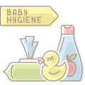 Baby hygiene elements