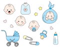 Baby icon set